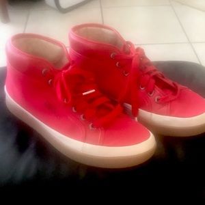 Alexander McQueen for Puma mid-rise tennis shoes